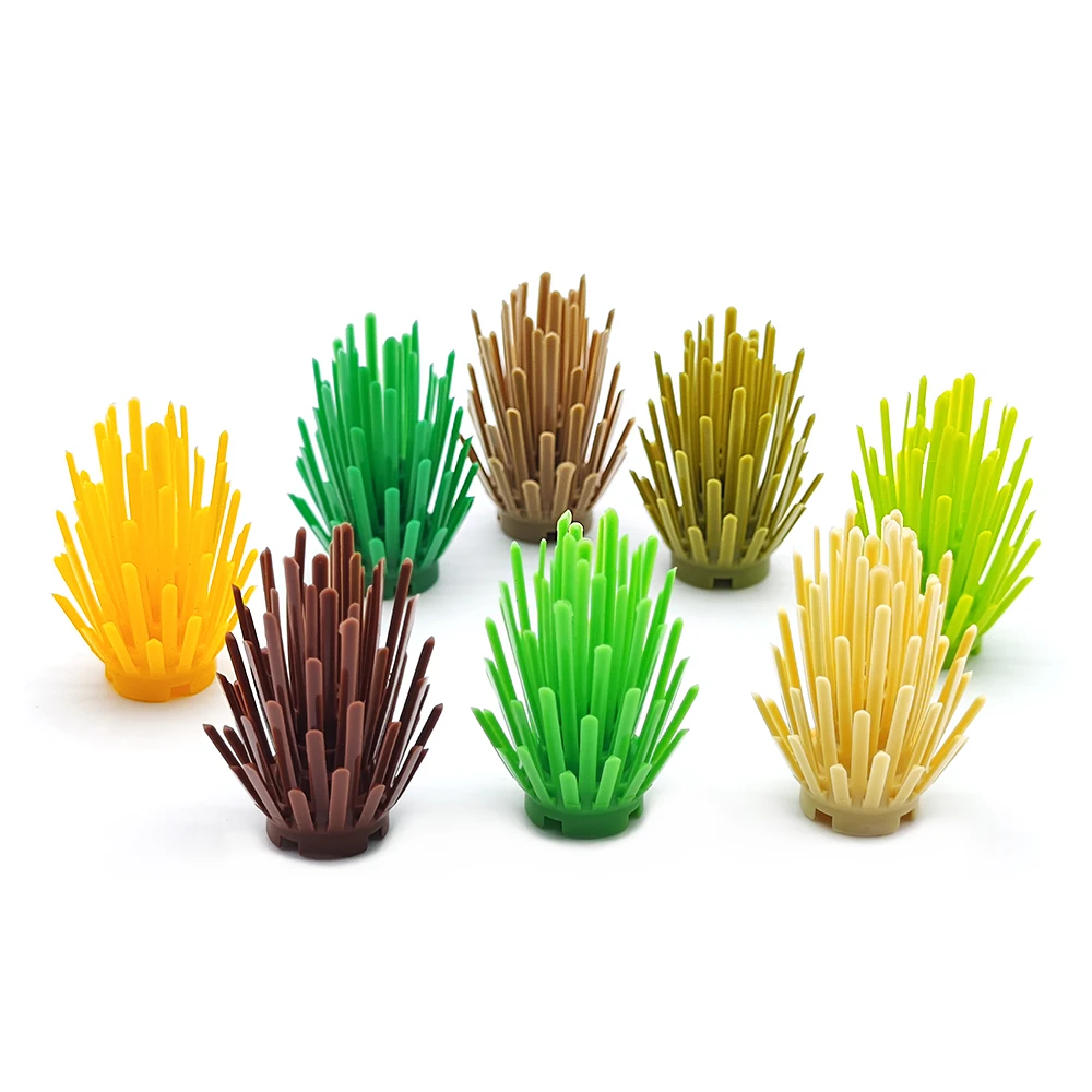 Tree Building Block Mini Shrub Plant MOC Garden Plant Street View Forest DIY City Building Blocks Creative Scene Toys