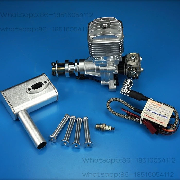 

30-модель авиационного двигателя, одноцилиндровый, двухтактный, боковой выхлоп, натуральный ручной запуск с воздушным охлаждением, 30CC