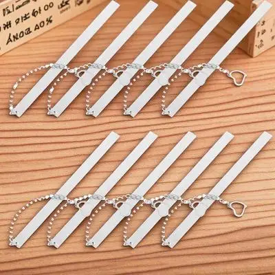 

10Pcs Stylish Heartshaped Metal Bookmark for Books Journals Textbooks Elegant Design for Women Men Teens Book Marker