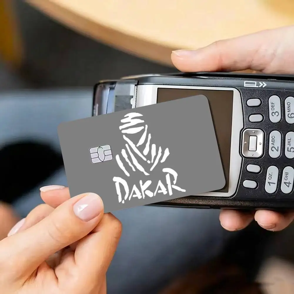Racer Rally-Dakar Logo  Credit Card HD Stickers Small Chip Waterproof Sticker Game Card Decal Gift view 3