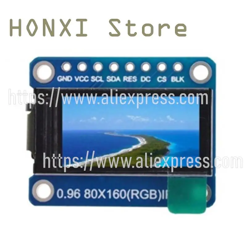 1pcs hd spi 0.96 1.3 polegadas es 1.44 polegadas es 1.8 polegada tft lcd painel de exibição a cores oled st7735