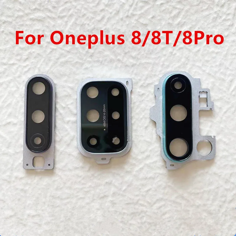 

Oneplus8Pro For Oneplus 8 Pro 8Pro 8T One Plus Camera Lens Frame Glass Holder Repair Rear Housing Cover Replace Parts