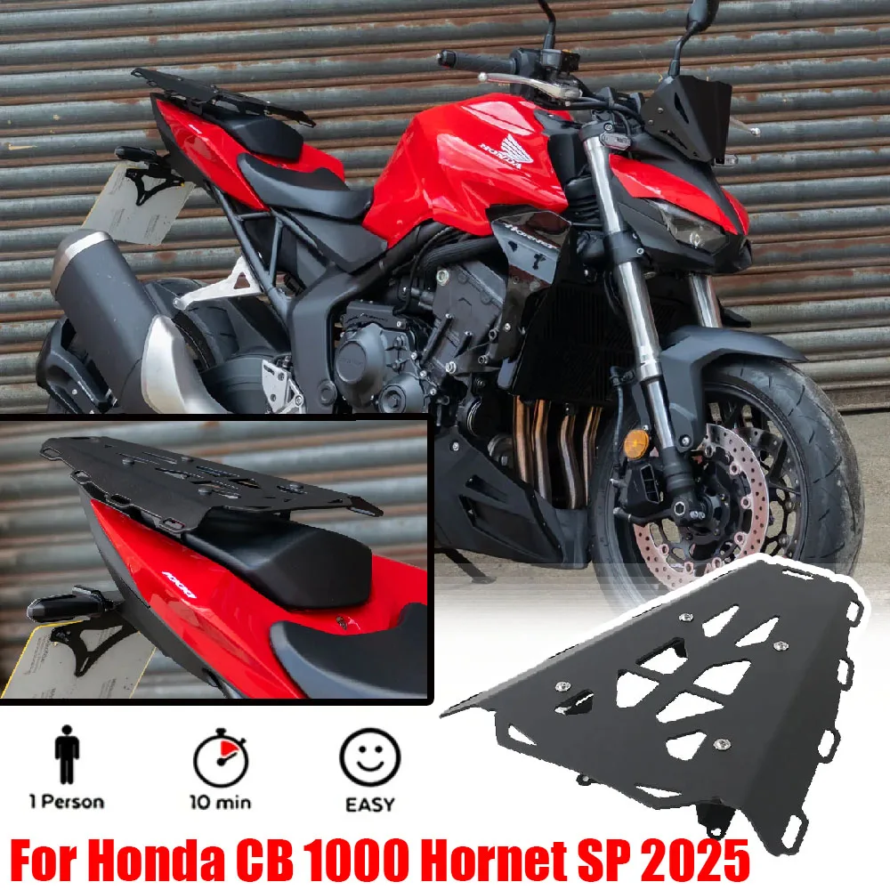

Багажник на заднее сиденье мотоцикла для Honda CB1000 Hornet SP 2025, поручень для спинки пассажира, кронштейн ящика для хранения