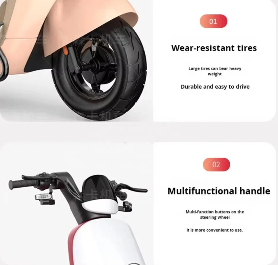 دراجة ثلاثية العجلات كهربائية للبالغين ذات جسم مفتوح معتمدة من CE للأطفال والنساء