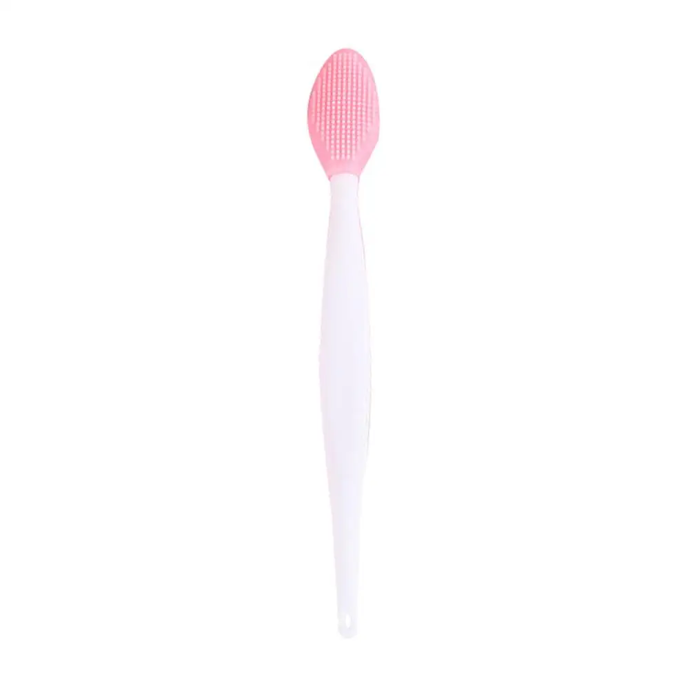 New Silicone Cleaning Brushes Long Handle Nose Clean Blackhead Exfoliating Brush Face Wash Brush Nose Tools Removal Q5t0