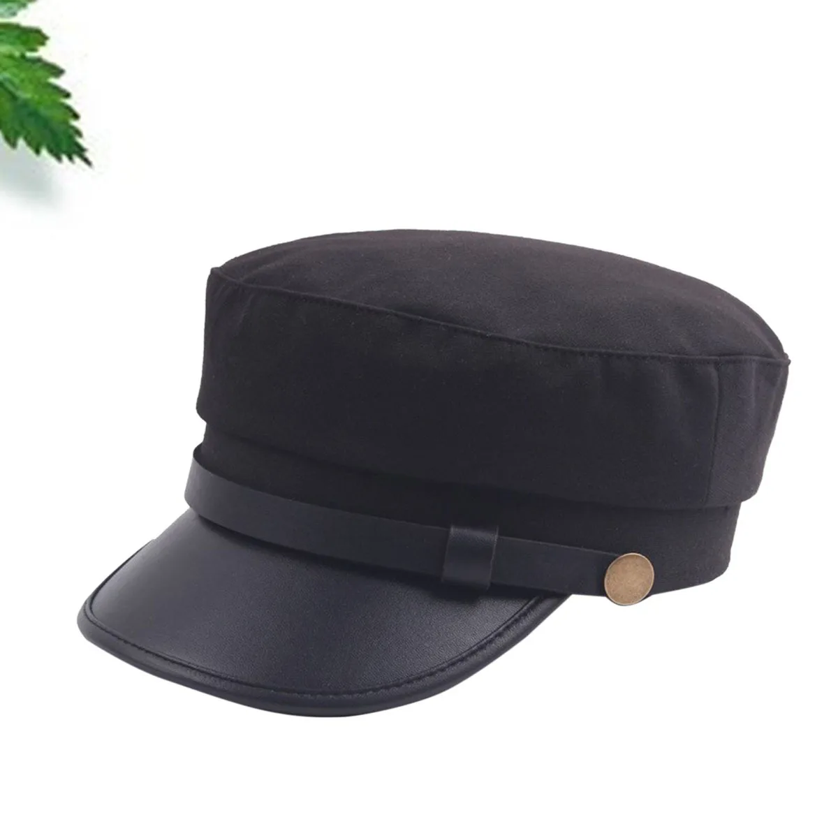 

Black Beret Hat Vintage Foldable Winter Cap For Men Women Unisex Casual Youth Painter Hat Outdoor Skiing Cycling