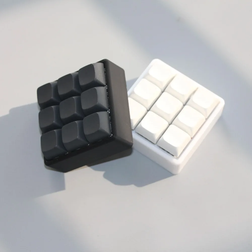 CV09 مخصص لتقوم بها بنفسك مجموعة مبادلة ساخنة 9Key لوحة مفاتيح صغيرة مخصصة لوحة المفاتيح RGB ماكرو مفاتيح QMK تخطيط البرامج الثابتة Prog Rammable عبر مفتاح #2