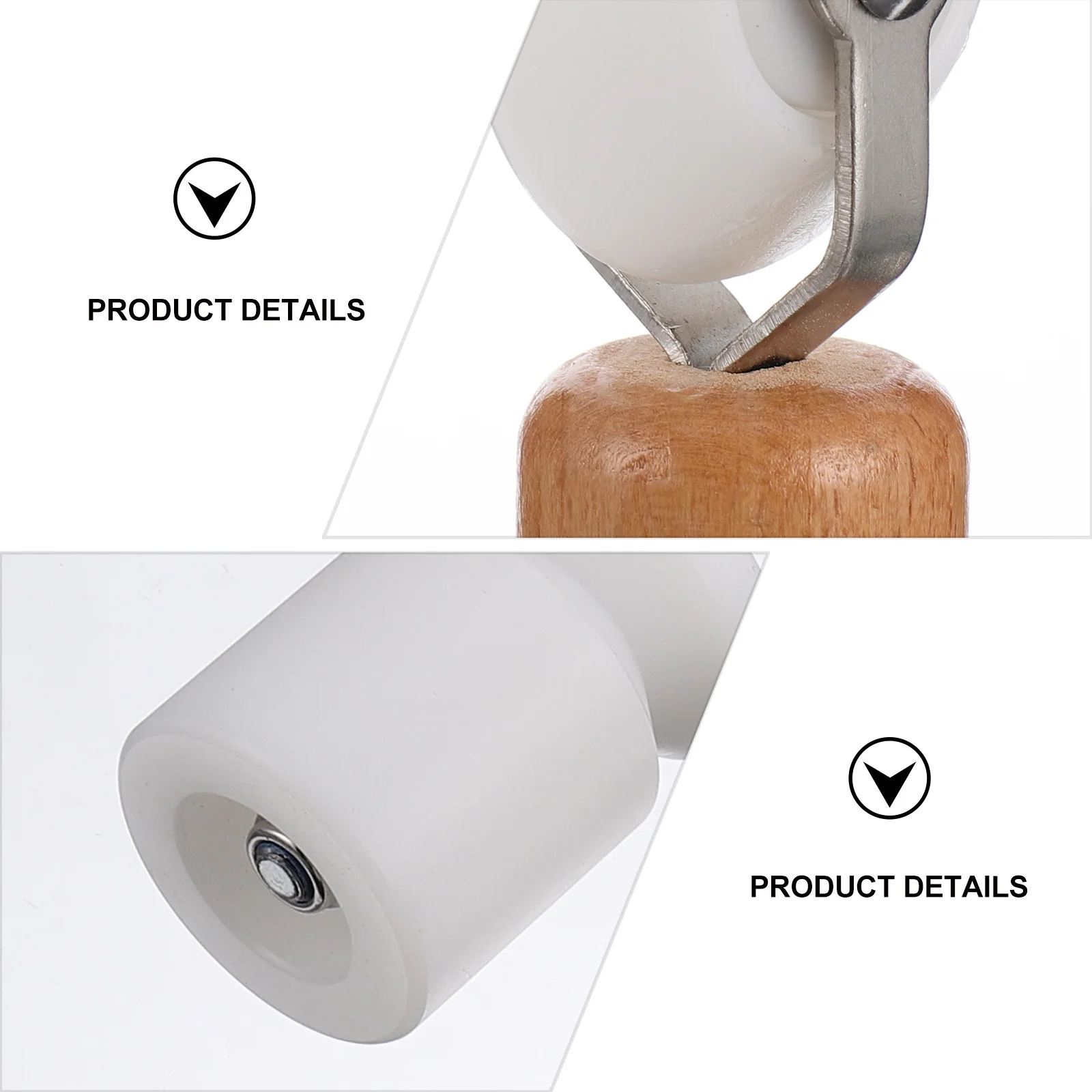 

Wall Paper Seam Wood Handle For Wallpaper Vinyl Film Auto Sound Insulation Home Decor Construction Tool Wooden Roller