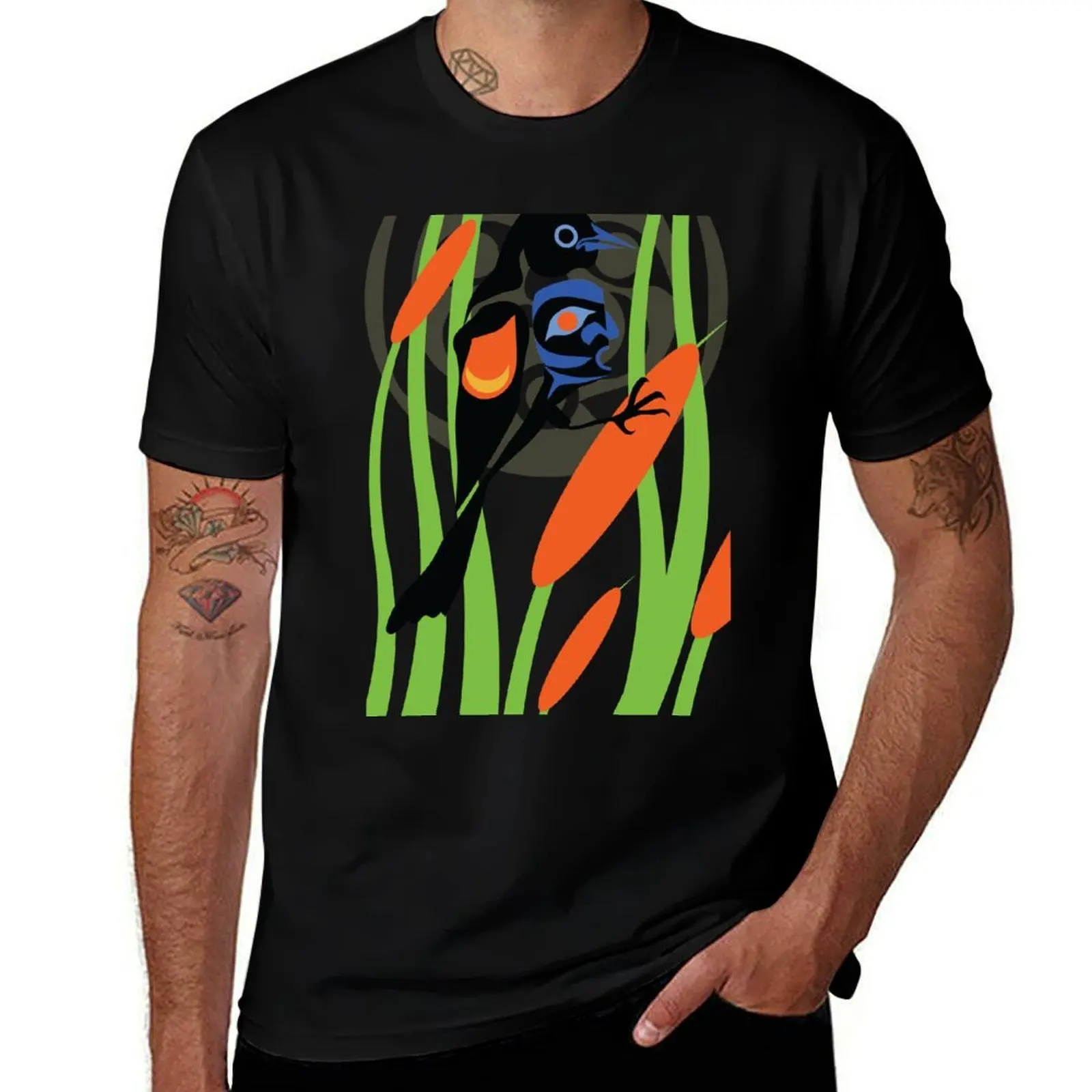 Red-winged blackbird T-Shirt Casual Daily Outfit T-Shirt
