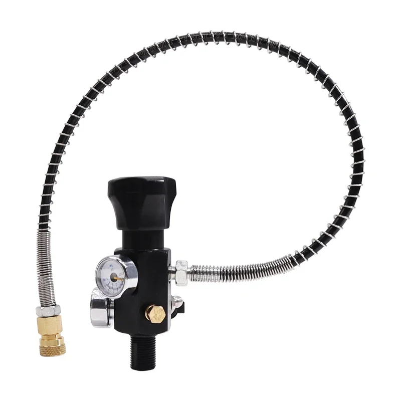 4500Psi 300Bar Fill Station Charging Valve Dual Gauge Up To 4500psi with 24