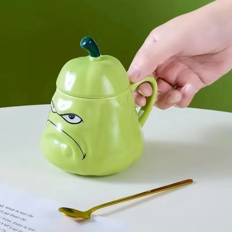 Strange and Strange  Ceramic Water Cup Mug Stupid and Cute Gift Box Cartoon Mug Funny Cup