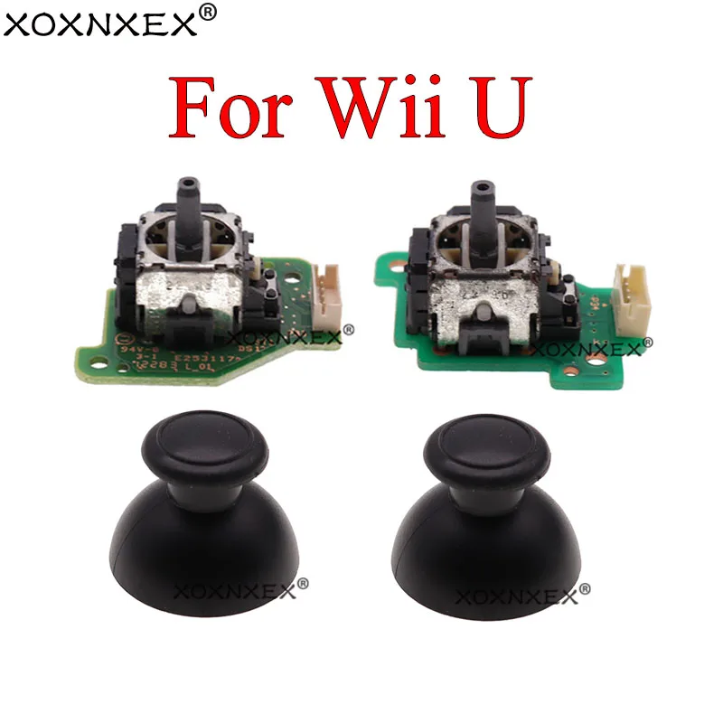 XOXNXEX Phải Trái Analog 3D Cần Điều Khiển Ngón Tay Cái Dính Sửa Chữa Cảm Biến Partfor Wii U Wiiu Tay Cầm Chơi Game