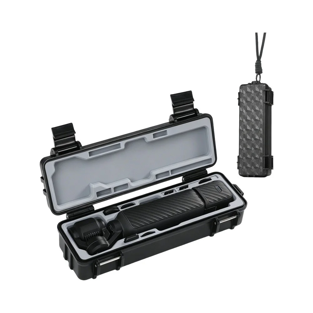 1pcs Portable Waterproof Shockproof Hard Case For DJI Osmo=Pocket 4 Travel Box With Silicone Liner Travel Protection Box