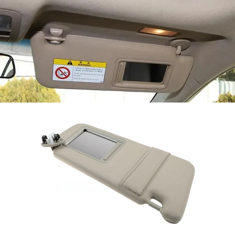 

1PC Car Sun Visor With Light Sunvisor For Toyota Camry 07-11 Accessories Auto Sun Shade Beige Grey Sun Visors 74320-06800-B0