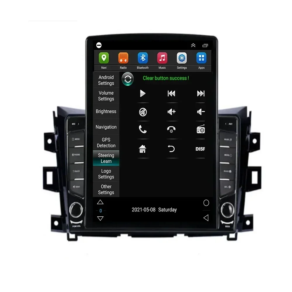 For Tesla Style 2 Din Android 13 Car Radio For Nissan NAVARA Frontier NP300 2011-2036 Multimedia Video Player GPS Stereo Carplay