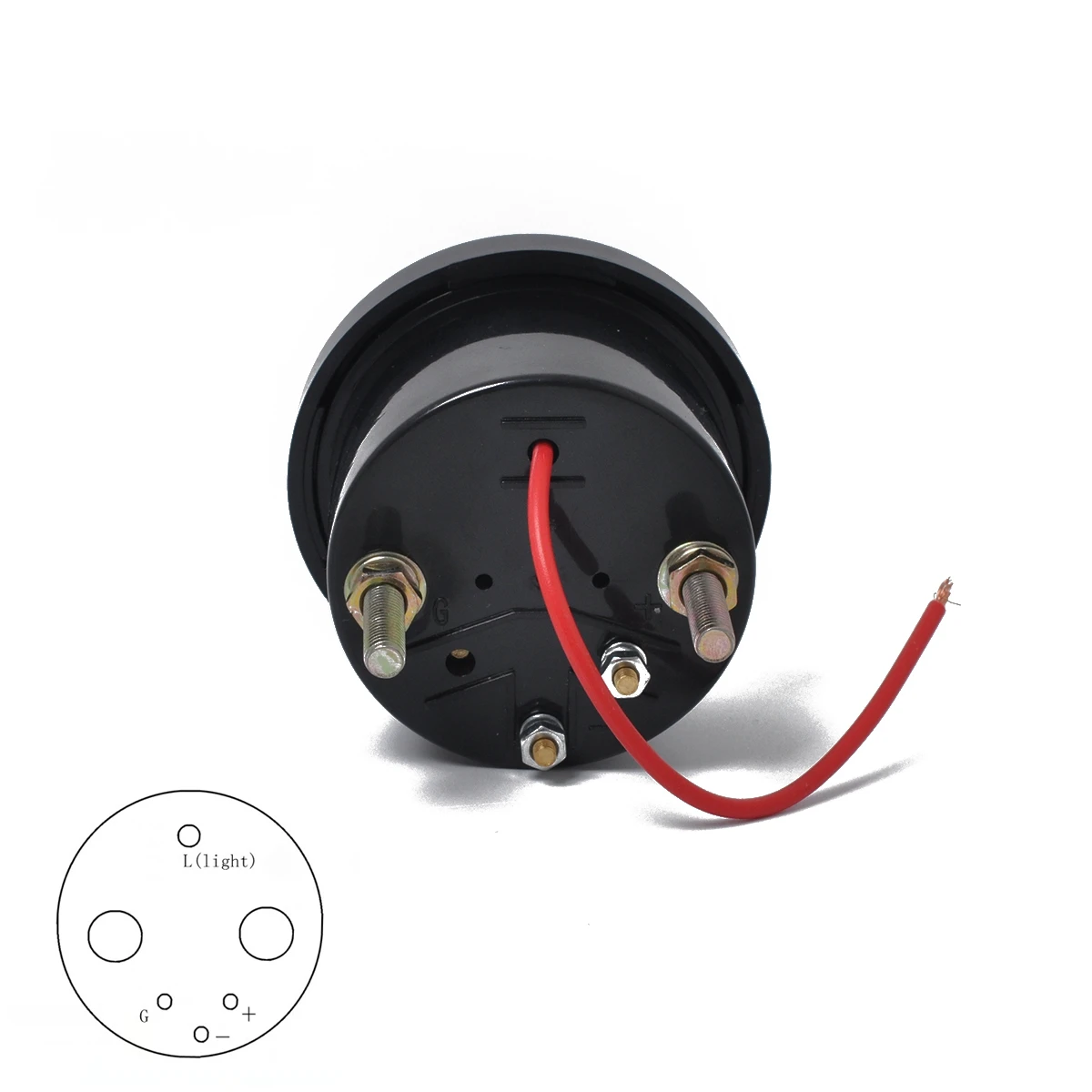 

Universal 12V 52mm Marine Voltmeter LED Backlight Waterproof Voltmeter Volt Gauge 8-16V Voltage Meter with Alarm Sensor