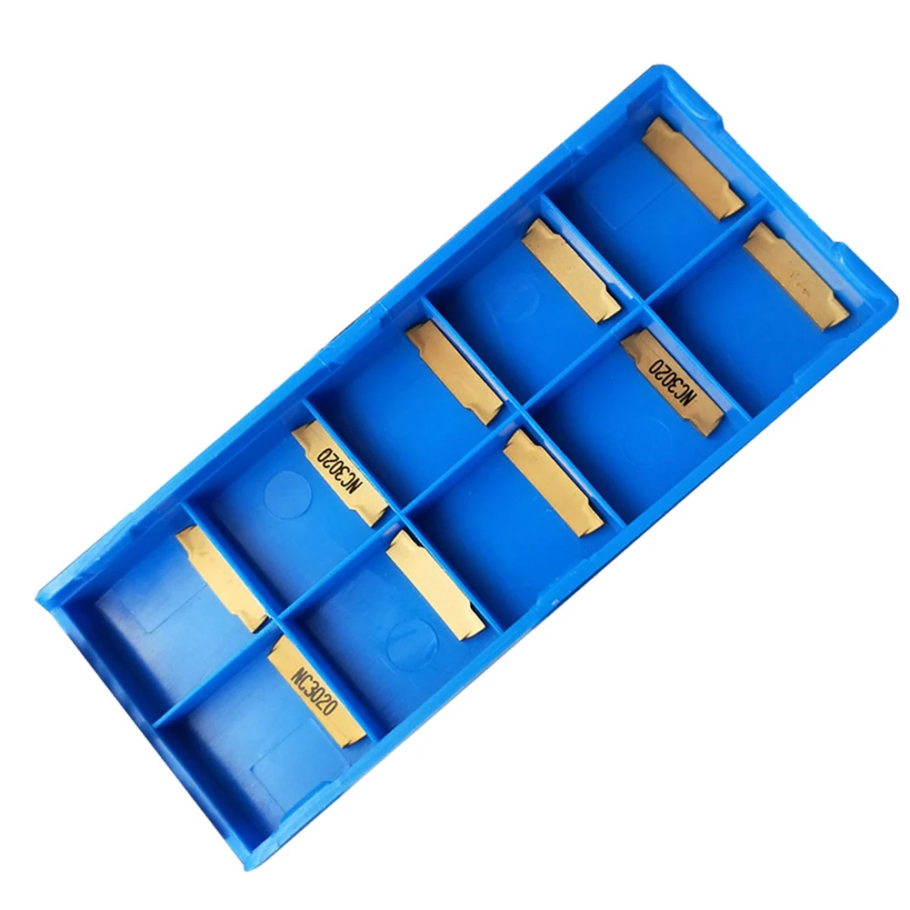

10pcs MGMN150G NC3020 Carbide Turning Inserts 1 5mm for Grooving and Metalworking Optimized for Long Term Use and Stability