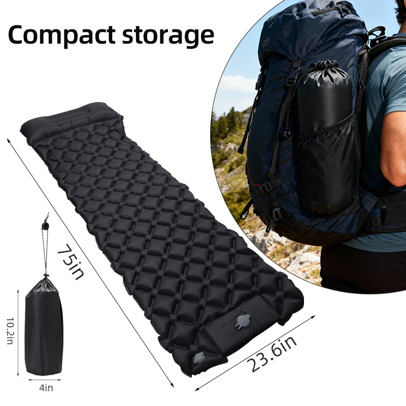 Cama De Aire Ligera Con Almohada, Superficie Impermeable, Fá