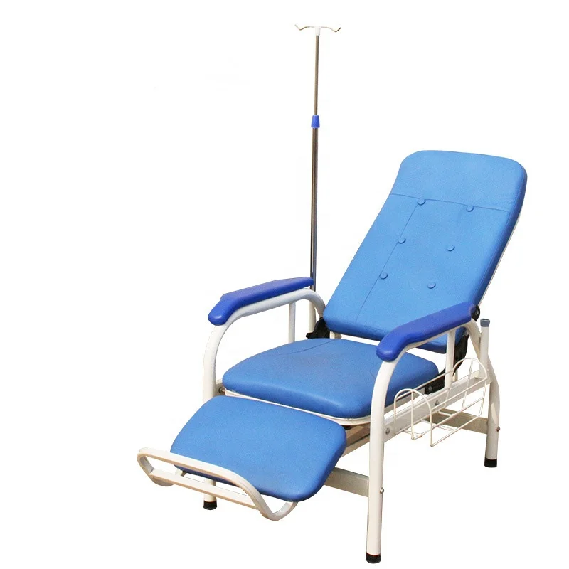 Adjustable lying down infusion chair outpatient hanging infusion chair full lying transfusion chair for sale