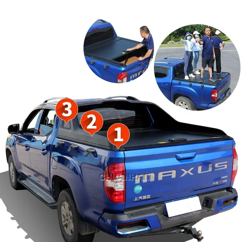 

Retractable aluminum roller shutter roll up hilux vigo tonneau cover for ranger Triton l200 pickup bed