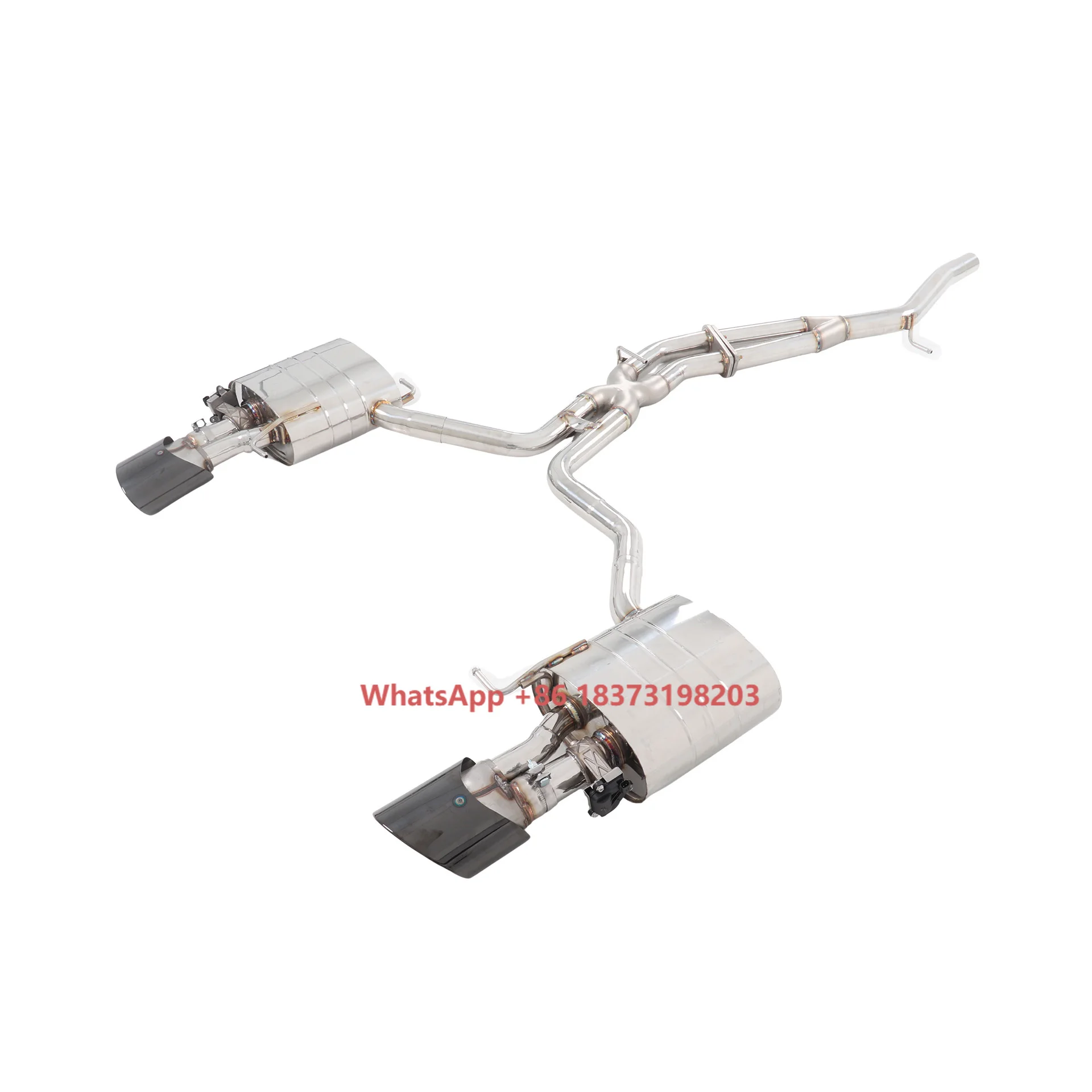 

YT 304Stainless Steel Car Exhaust System High Performance Exhaust Pipe Muffler for A6/A7 C8 2.0T