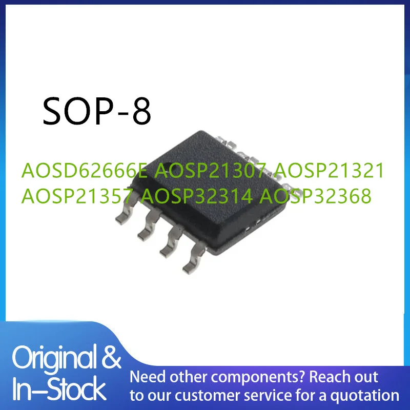 20PCS/LOT AOSD62666E AOSP21307 AOSP21321 AOSP21357 AOSP32314 AOSP32368  MOSFET SOP8