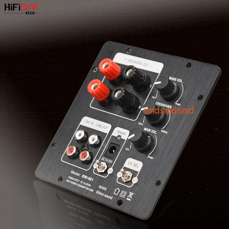 HIFIDIY LIVE speakers 2.1 Subwoofer Speaker Amplifier Board TPA3118 Audio 30W*2 +60W Sub AMP With Independent 2.0 Output