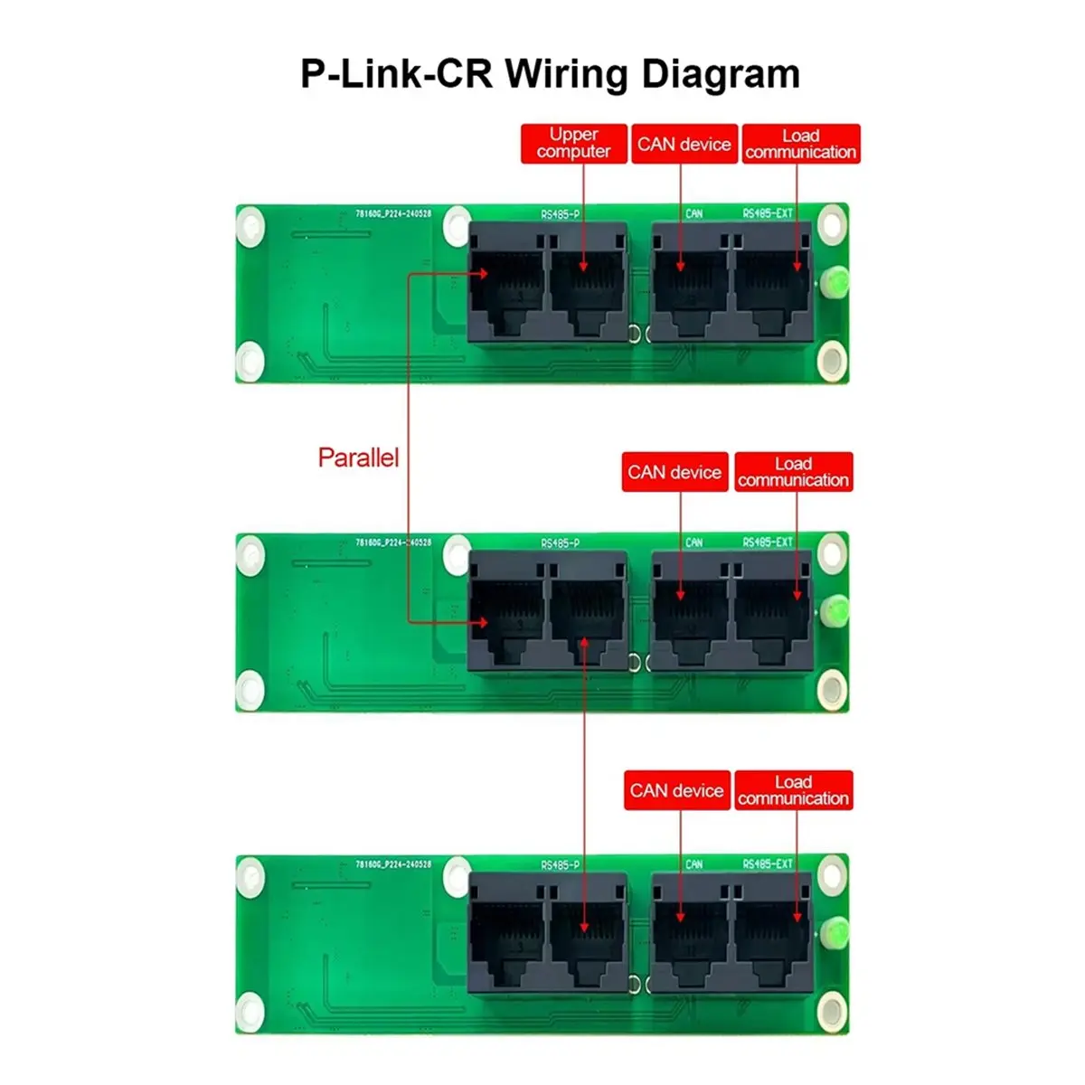 New Communication Interface Board P-Link--V2.0 Only for JIKONG Smart with 4pin of RS485 and CANBUS Connector