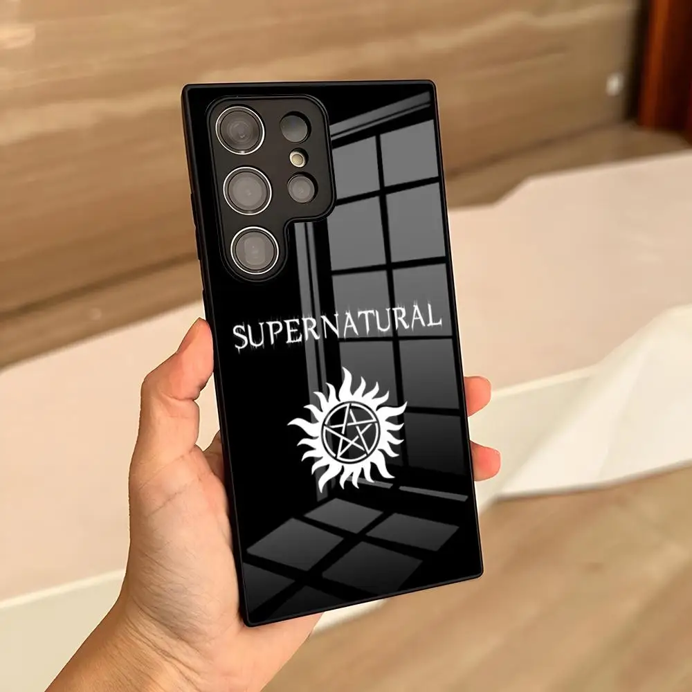 Supernatural SPN Dean And Sam Phone Case For S24 Ultra Samsung S23 Fe S22 S20 S21 Plus A54 A34 A24 A53 A13 A14 Glass Cover