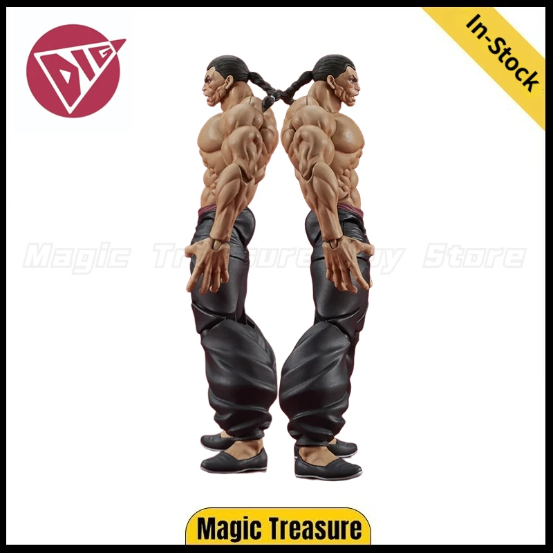

【In Stock】H8CM DIG DIGACTION Baki Retsu Kaioh PVC ABS POM Action Figure