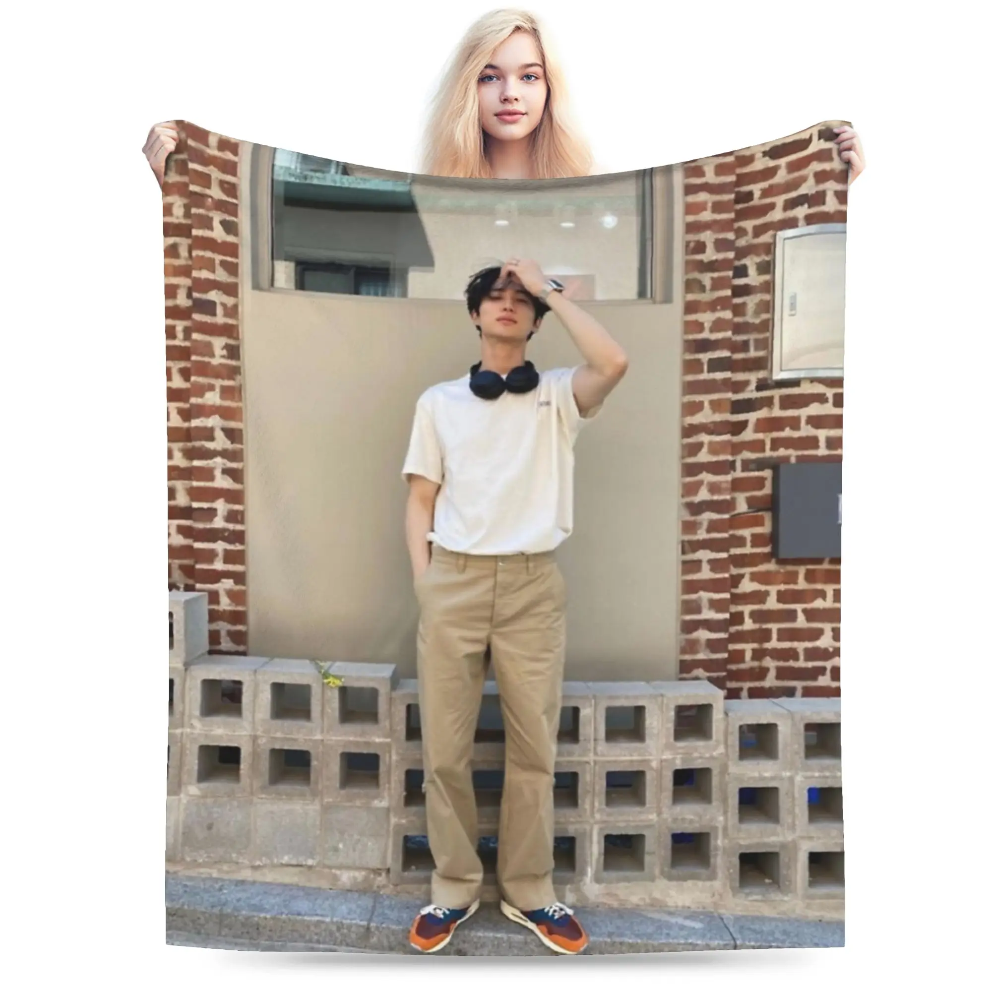 Super Soft Byeon Woo seok k drama Throw Blanket Premium Fleece Flannel Lightweight  Bed Blanket Cozy Plush Blankets