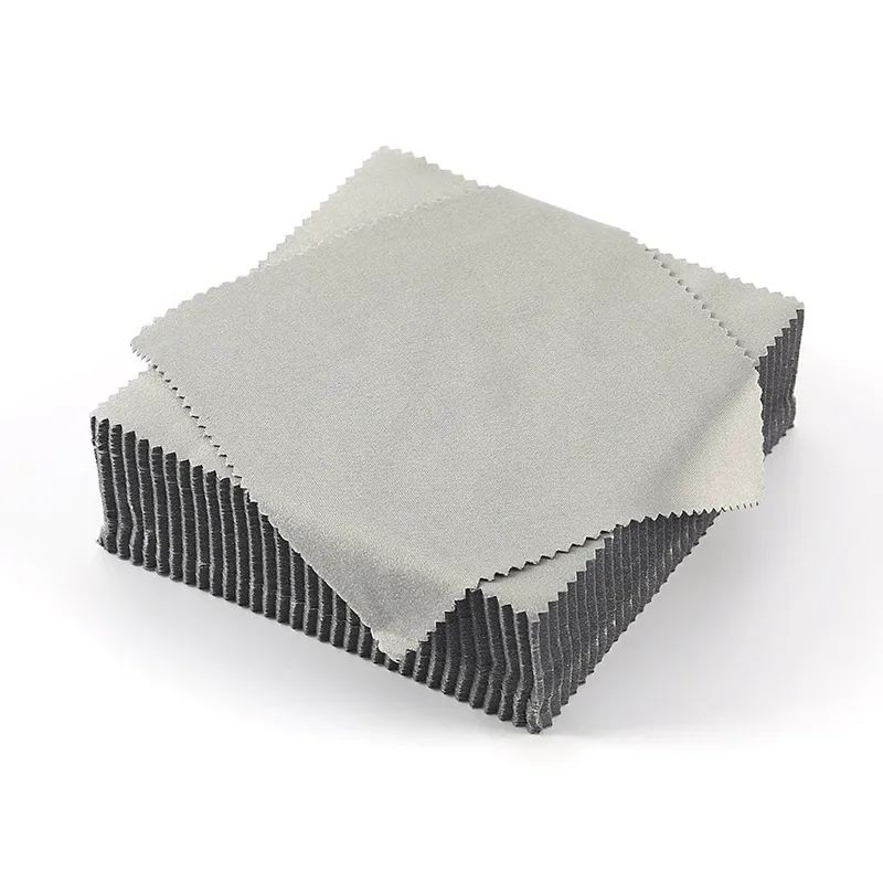 10/20/30/100PCS 15*15cm Eyeglasses Cleaning Cloth Needle Three Gray Brushed Eyeglasses Cloths Lens Wipes Fiber Goggle Cloths