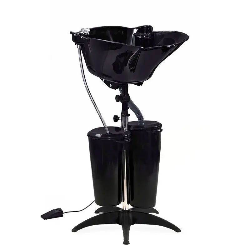 

Portable Modern Shampoo Chair with Water Tank and Adjustable Basin Durable Plastic Beauty and Barber Salon Equipment