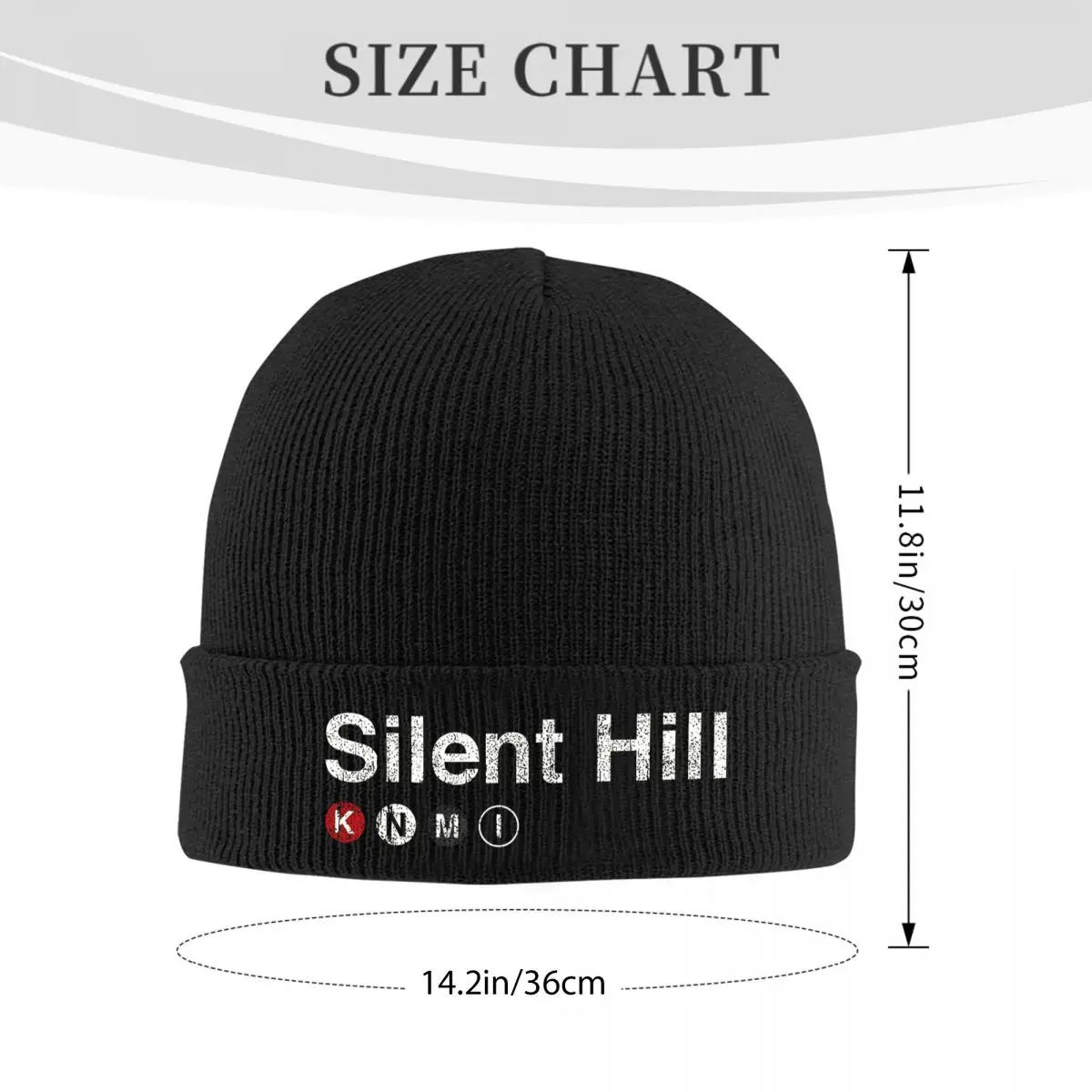 Silent Hill Beanie Hats game Knit Hat Outdoor Sport Elastic Men Women Caps Spring Graphic Y2K Cool Bonnet Hats Gift