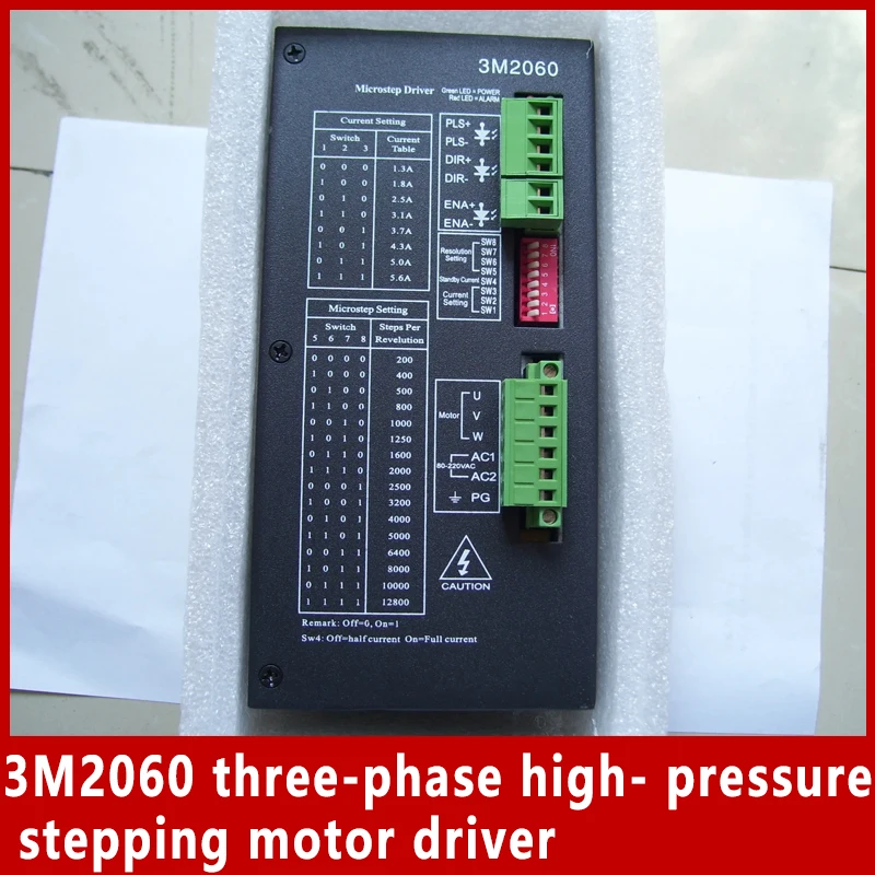 

3M2060 three-phase high- pressure stepping motor driver，compatible with 5V pulse signal voltage