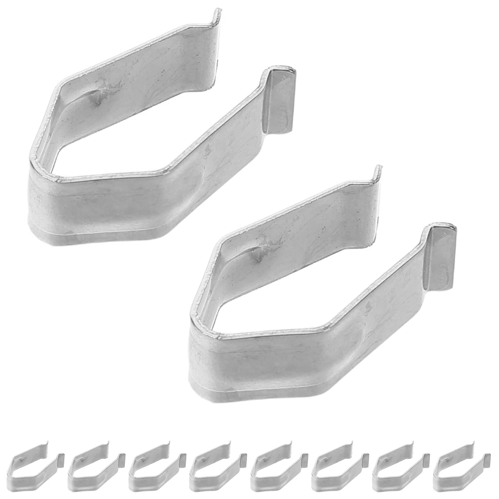 

20Pcs Spring Clips for Hangers Sturdy Iron Build High Elasticity Grips Prevent Slipping Ideal for Shirts Pants Socks Easy