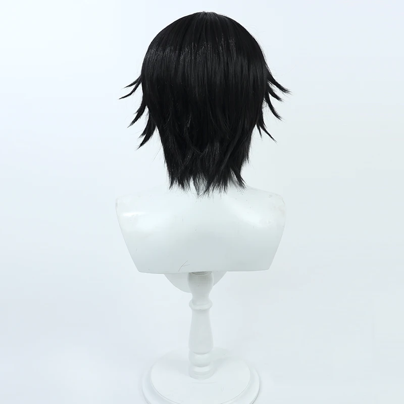 Anime BLEACH Ulquiorra's Wigs Heat Resistant Hairs Helmet Cosplay Maks Battle Ulquiorra Cosplay Maks Props Halloween Women Men