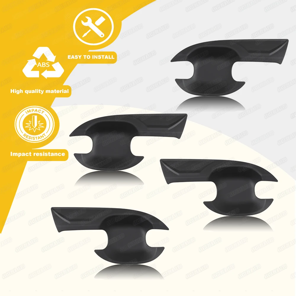 Door Handle Cover Bowl Insert For ISUZU D-MAX 2020 2021 2022 2023 2024 2025 Protection Covers Car Accessories Exterior Styling - Image 4