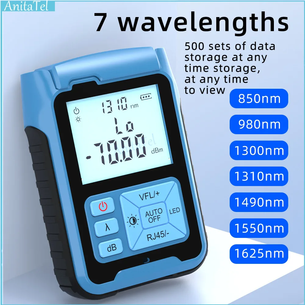 

All In One Charge Mini Power Meter Visual Fault Locator Network Cable Test Optical Fiber Tester 30Mw VFL