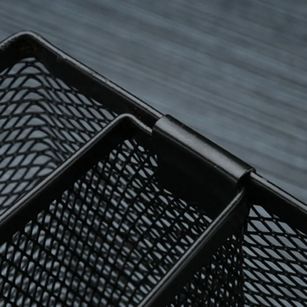 Three-layer Office Supplies Storage Rack Metal Multifunctional Mesh Desk Organizer Save Space Durable Notebook Stand Magazine