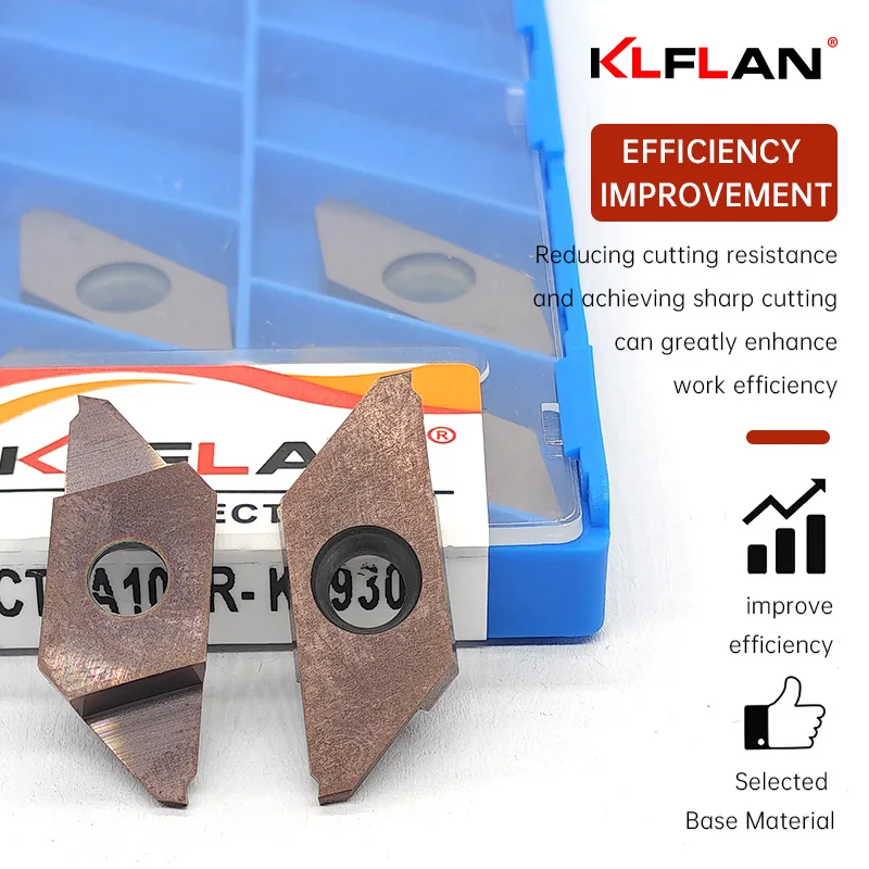 

Swiss-Type Lathe Precision Ground Cutting And Grooving Inserts CTP CTPA Double-End External Circular Insert For Stainless Steel