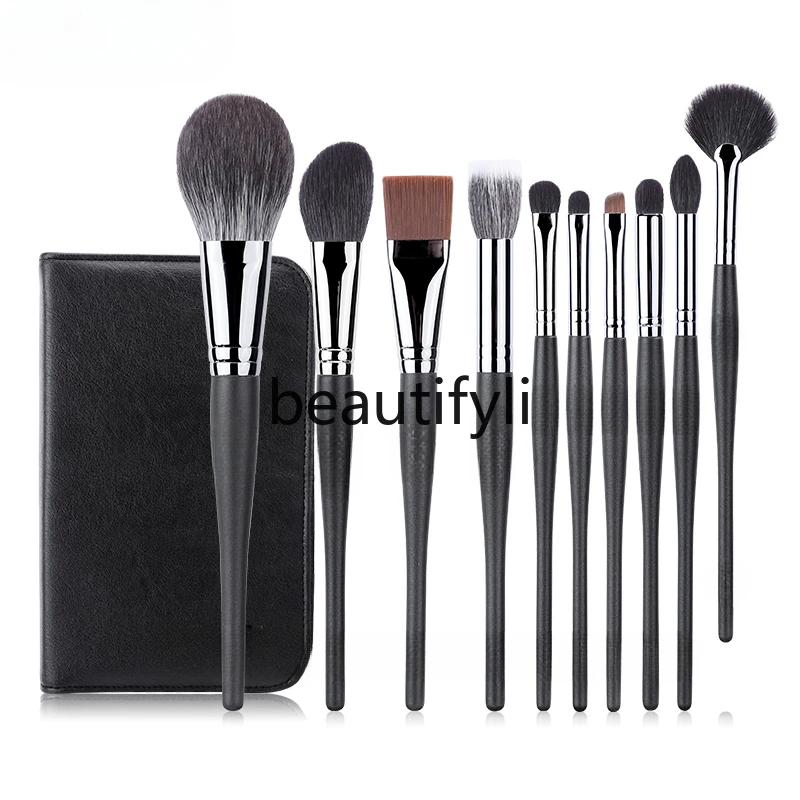 10 Da Vinci Makeup Brush Set Premium Animal Hair Eyeshadow Wool Brushes