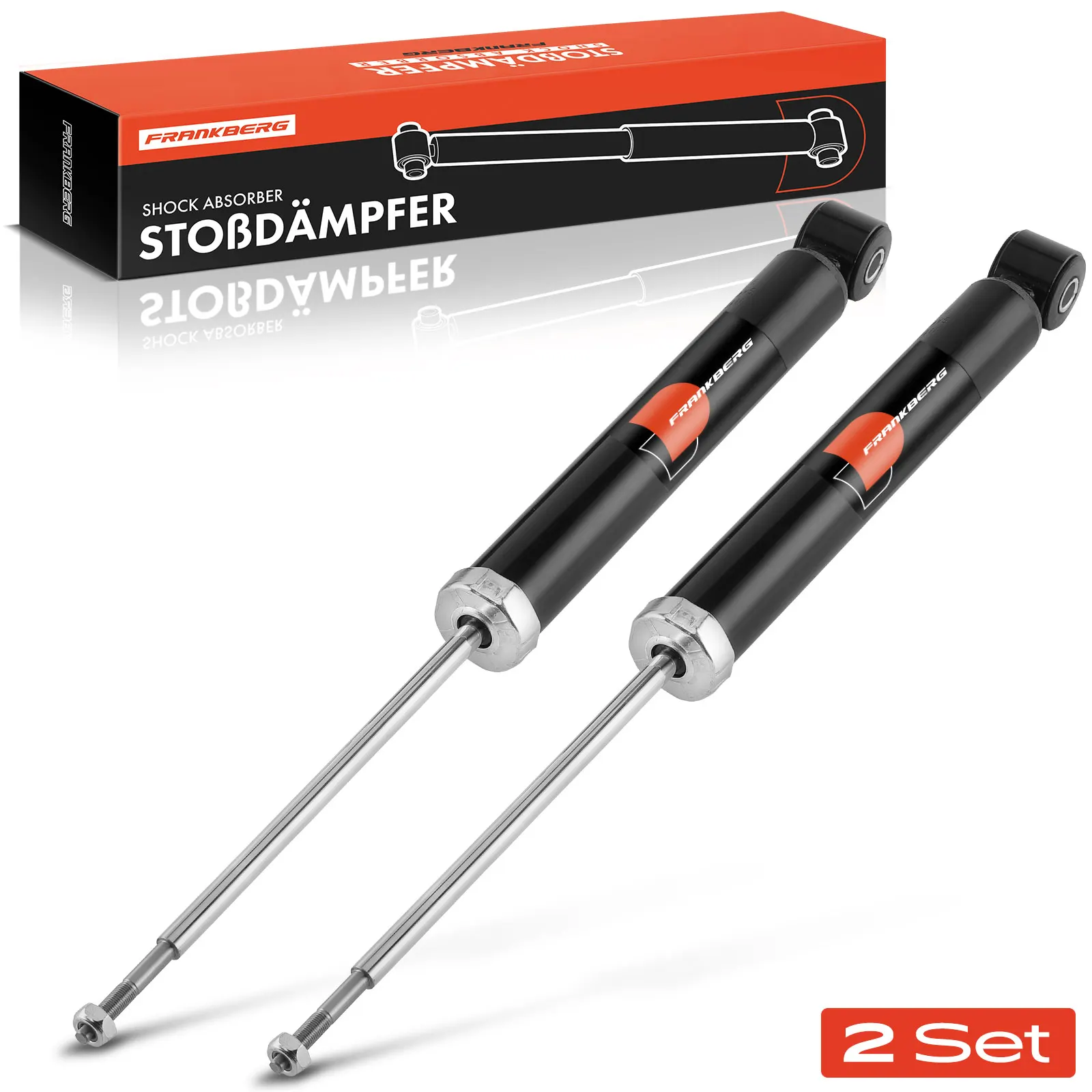 Frankberg 2x schokdemper Gasdruk Achteras Links Rechts voor Audi A4 8K2 8K5 A6 4G2 4GC 4G5 4GD 2007-2018 3448011
