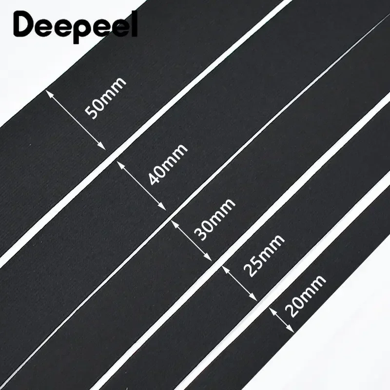 5Meters Deepeel 20-50mm Colorful Elastic Bands Stretch Rubber Webbing Clothes Pants Underwear Decoration DIY Sewing Accessories