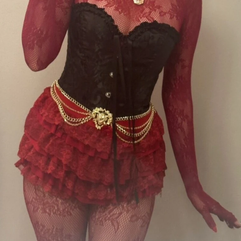 

Low Waist Lace Trim Wave ort orts Pure Desire Sweet Sle Cotton Blend Men's orts European Sle Workwear Autumn Season