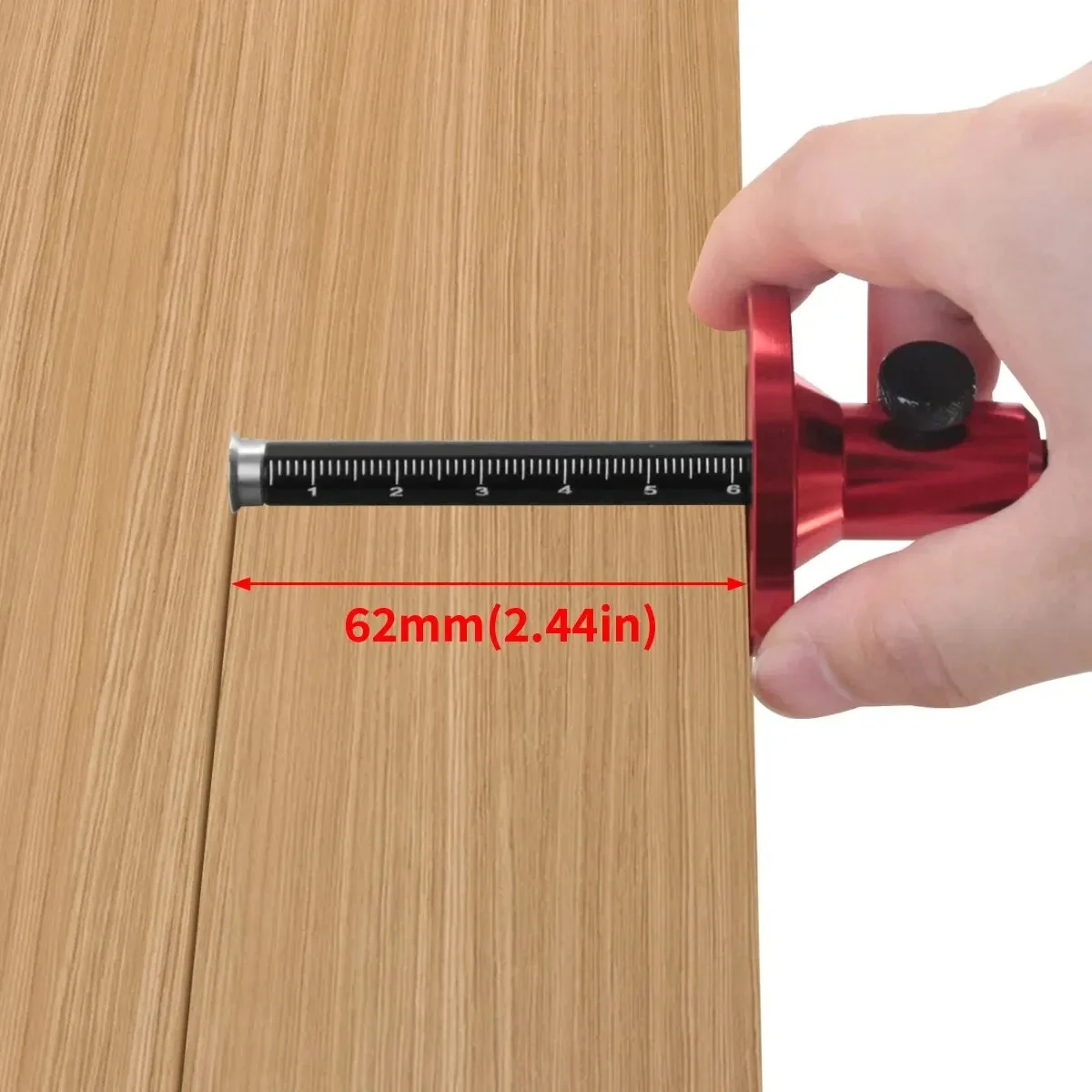 Woodworking Scriber and Marking Tool - with Inch and MM Scale for Drawing Parallel Lines, Mortise Measuring, and Layout 2030