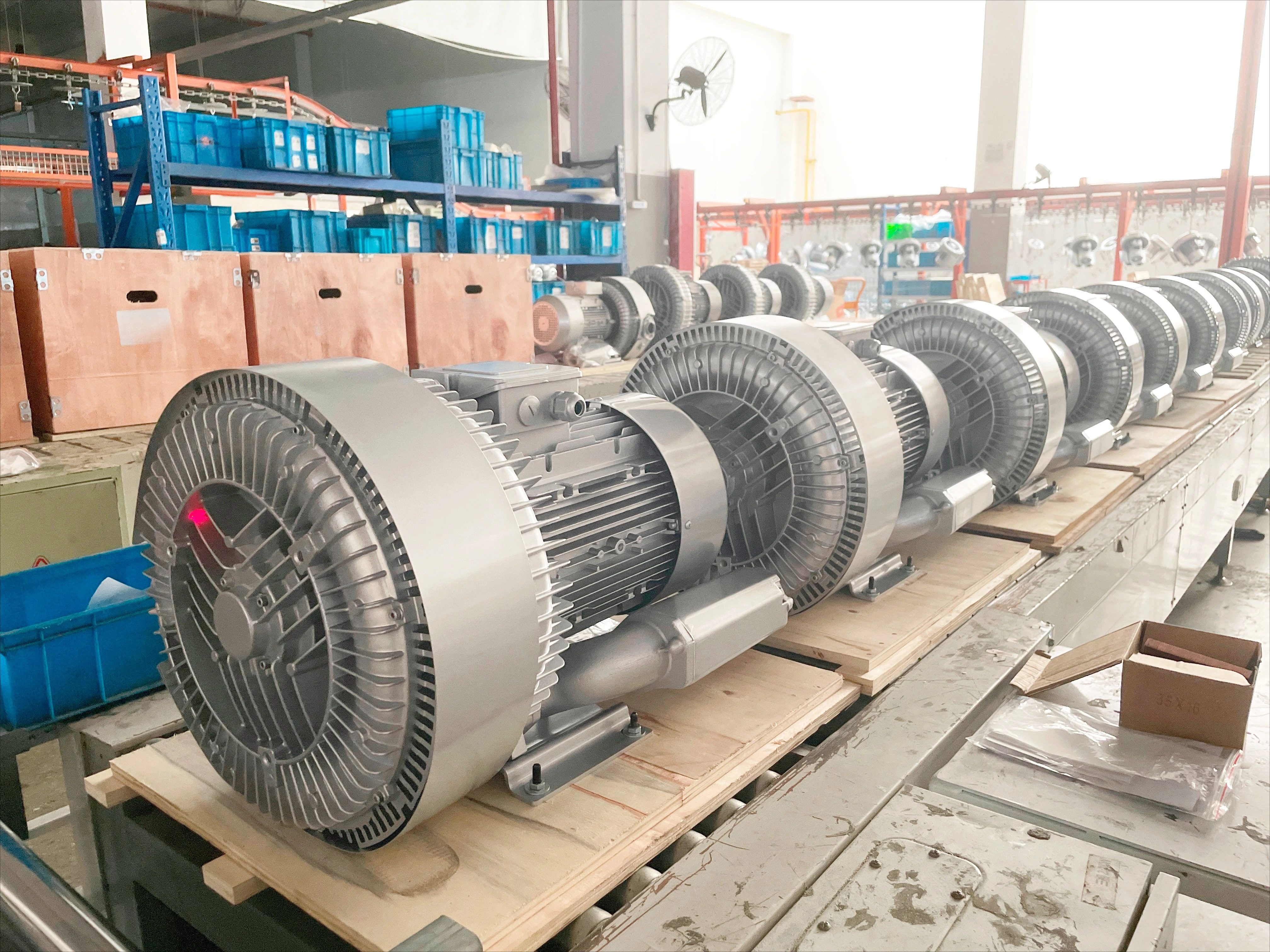 5HP Industrial High Pressure Vacuum Air Pump Vortex Ring Regenerative Blower Air Blower