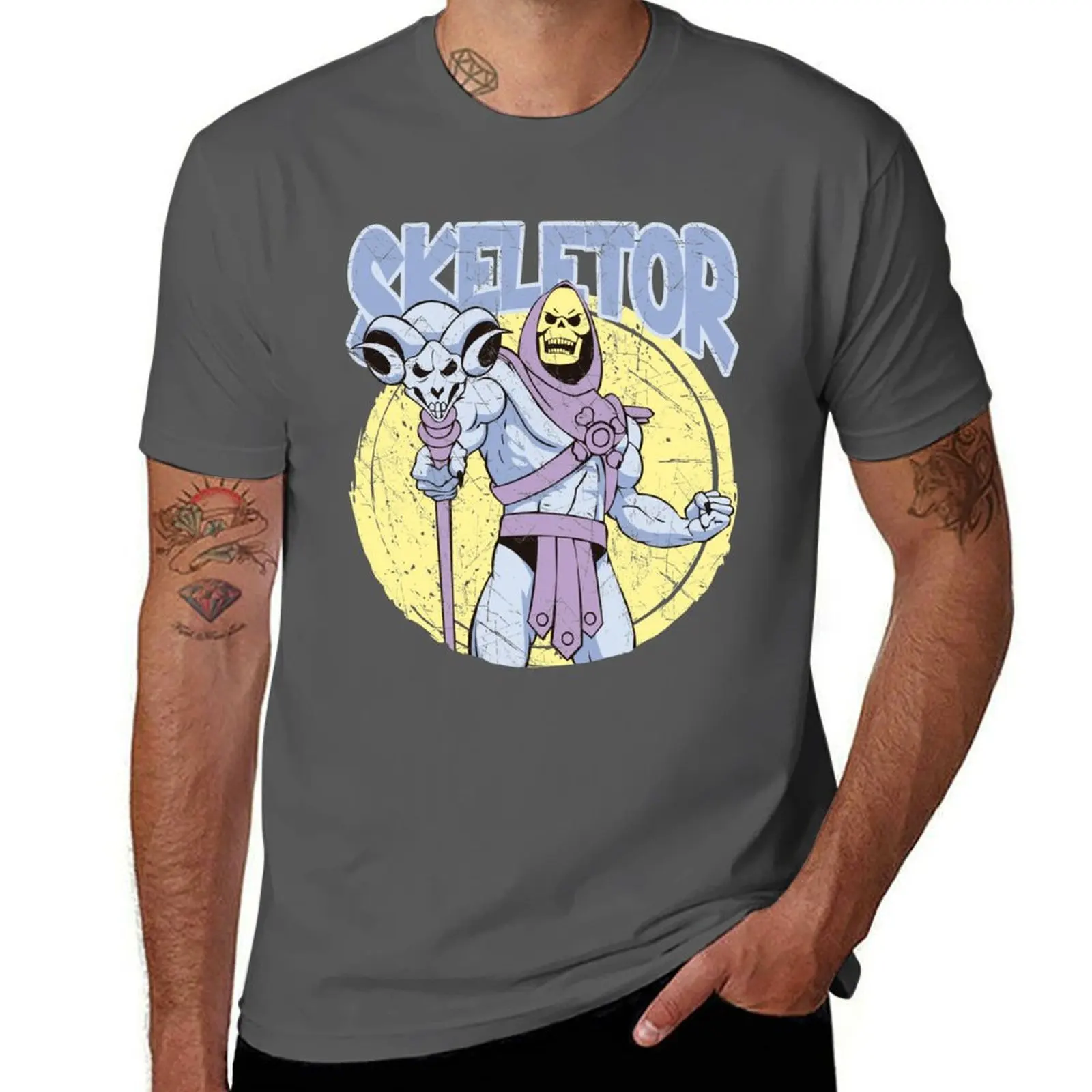 

Skeletor T-Shirt Basic Short Sleeve Cotton Blend T-Shirt