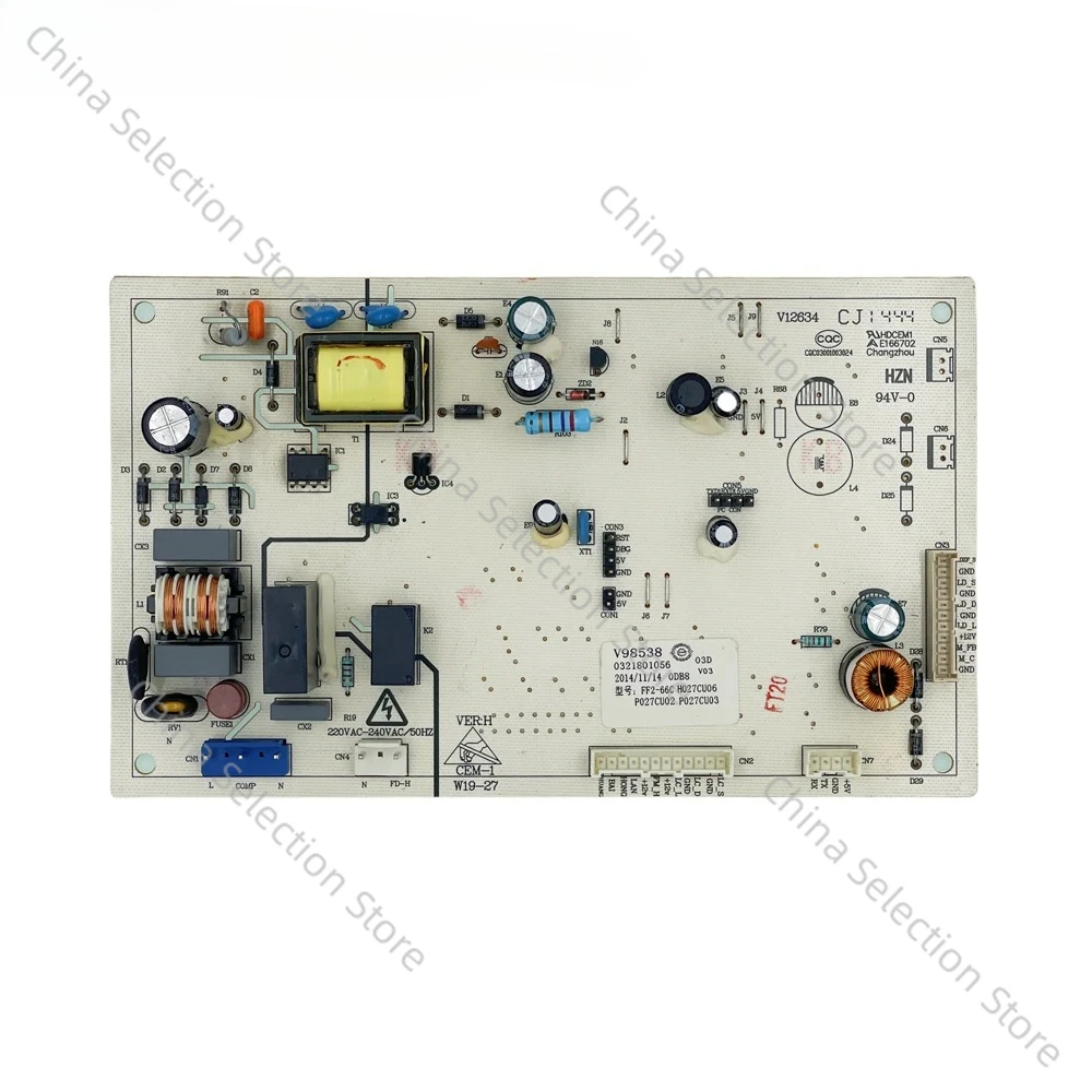 

Used For Homa Refrigerator Control Board W19-27 Circuit PCB 0321801056 Fridge Motehrboard Freezer Parts