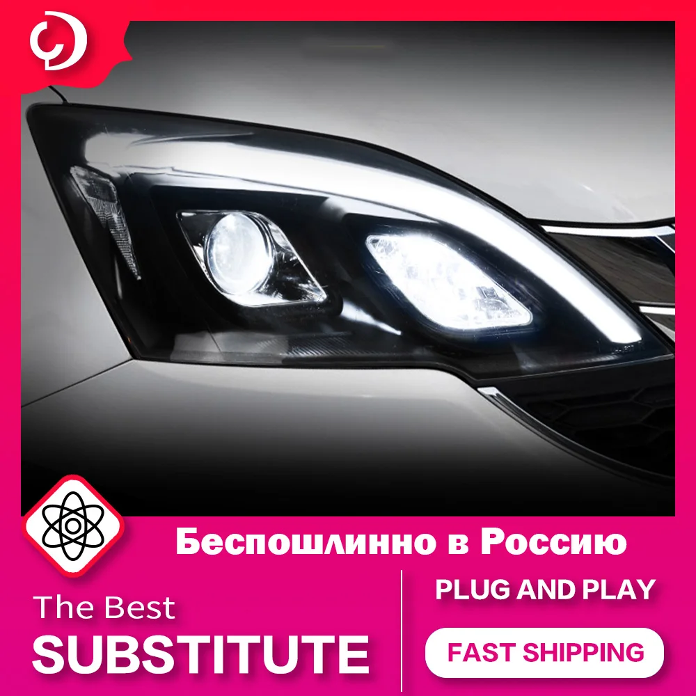 Lumières de sauna pour Honda CR-V CRV 2007-2011 une paire LED DRL course clignotant budgétaire lentille feux de illeur feux de route remplacement